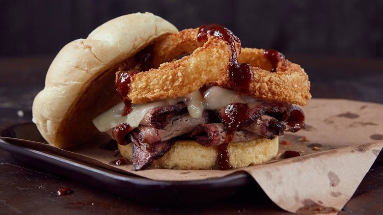 A Z-Man Sandwich at Kauffman Stadium