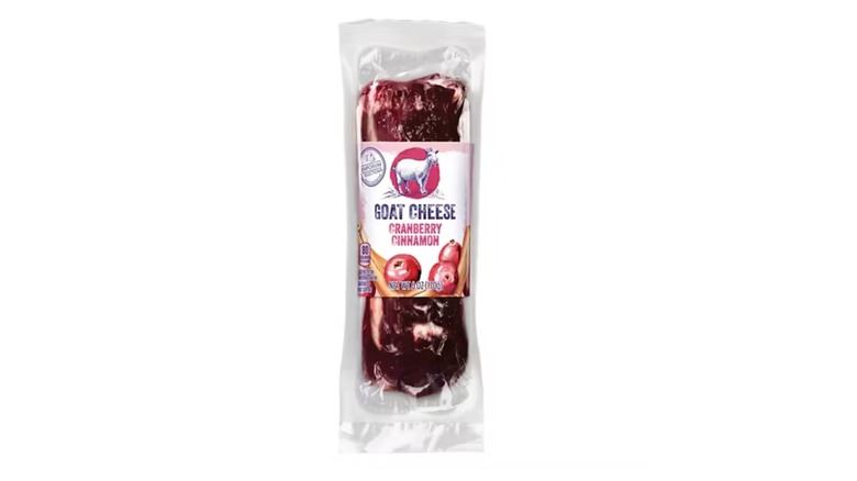 Aldi log of cranberry cinnamon goat cheese