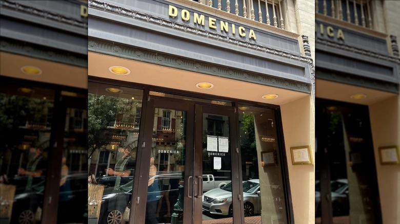 Snazzy facade of Domenica taken during the day