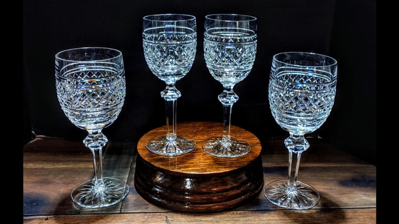 Waterford Crystal wine glasses