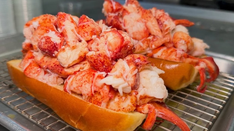 Two lobster rolls from Royal Lobster