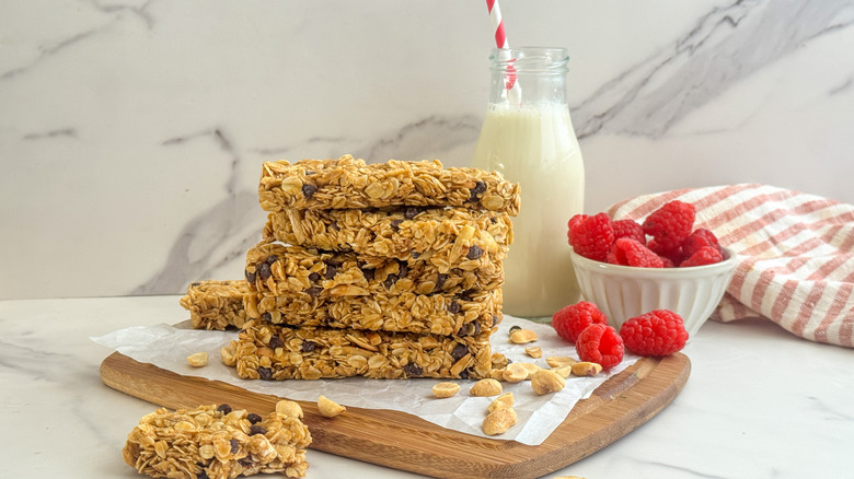 stacked granola bars