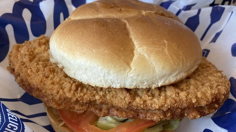 Culver's pork loin sandwich.