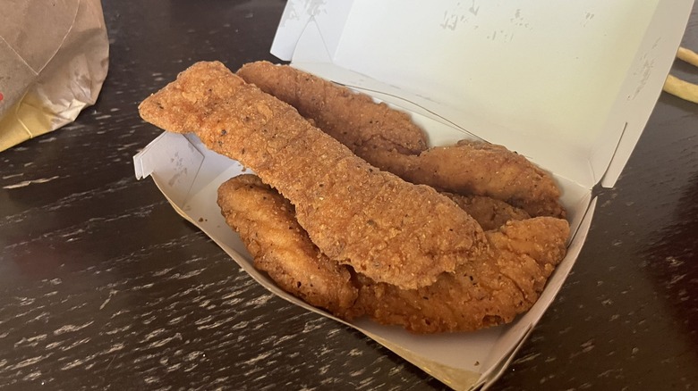 McDonald's McCrispy Strips in container