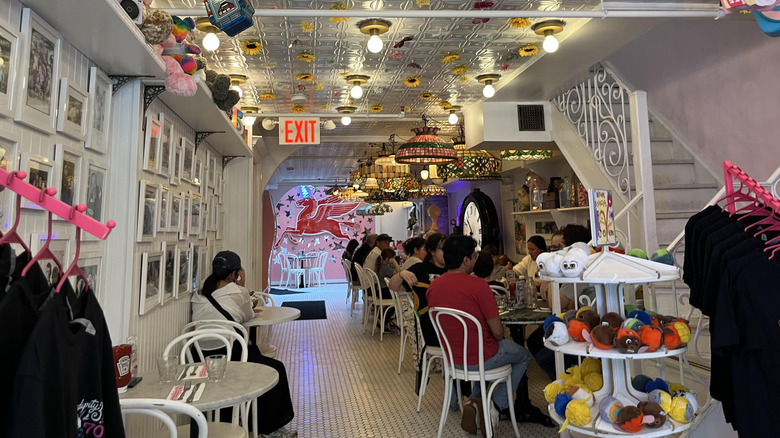 The interior of Serendipity 3 in NYC.