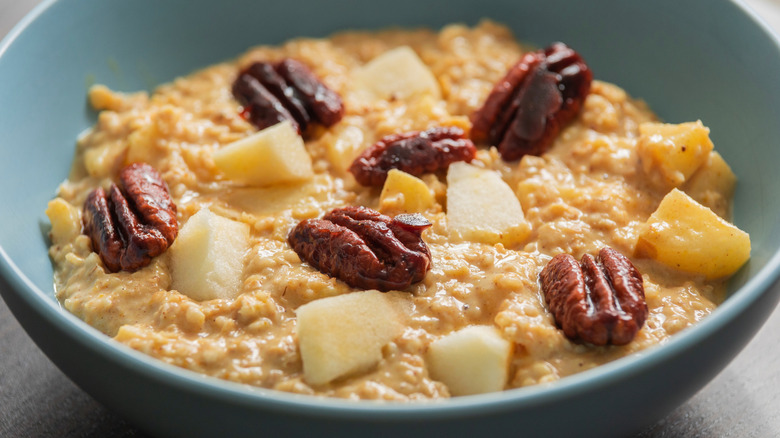 Pumpkin oatmeal.