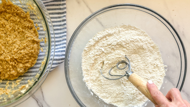 dry ingredients in bowl