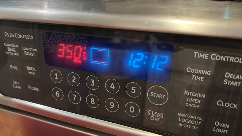 Oven preheated to 350°F