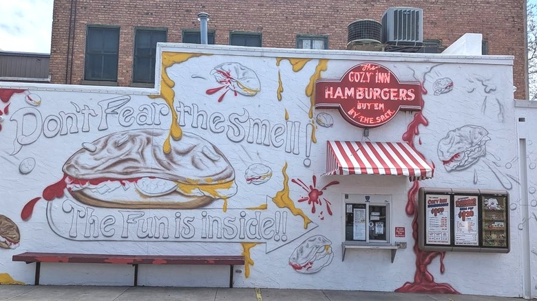 The exterior of the Cozy Inn in Salina, Kansas