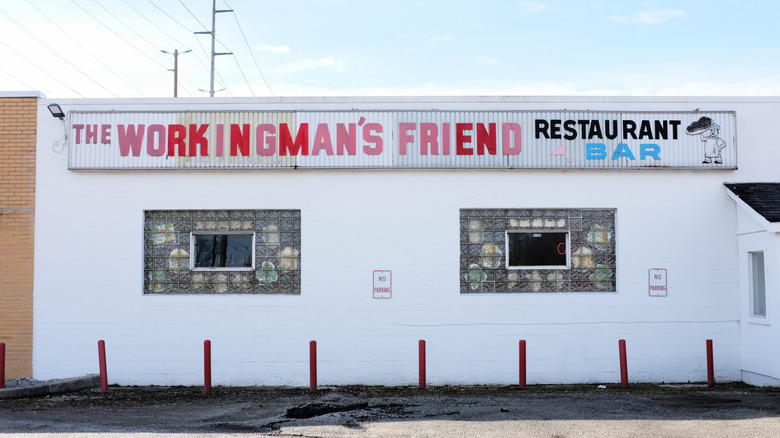 The exterior of Workingman's Friend in Indianapolis, Indiana