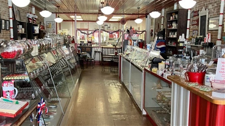 Interior of Martinsville Candy Kitchen