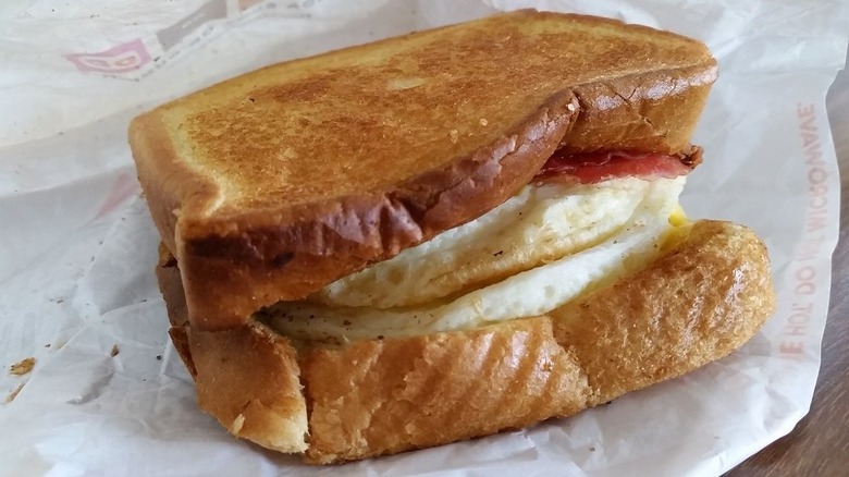 The Big N' Toasted sandwich from Dunkin'