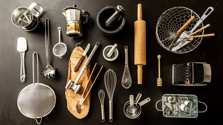 Various kitchen tools
