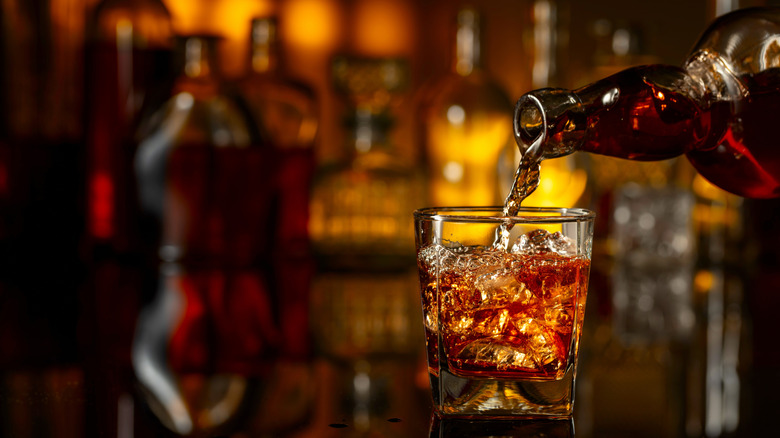 Bourbon with ice