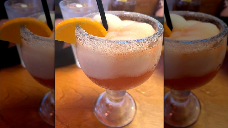 A Texas Roadhouse Hurricane Margarita
