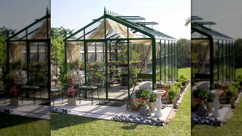 Exaco Royal Victorian Glass Greenhouse.