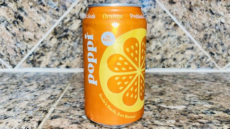 Can of Poppi Orange Soda