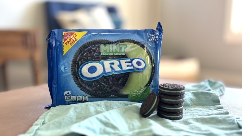 Mint Oreo cookies