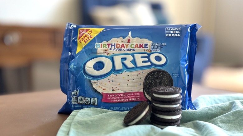 Birthday Cake Oreo cookies
