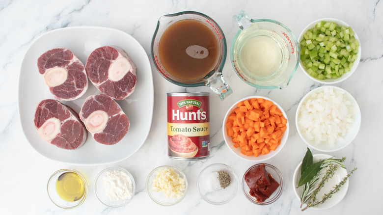 Ossobuco al pomodoro ingredients