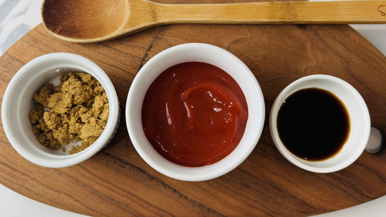 Ingredients for BBQ sauce