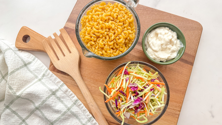 3-ingredient macaroni salad ingredients