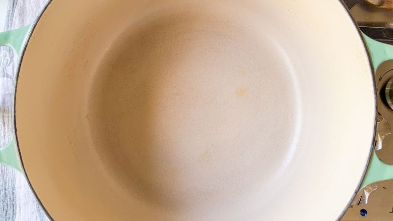 Dutch oven on stove top