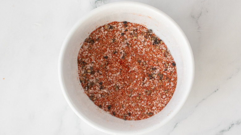 Cajun seasoning blend in bowl