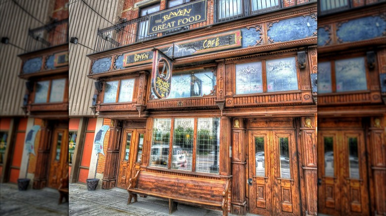 Exterior facade of Raven Cafe