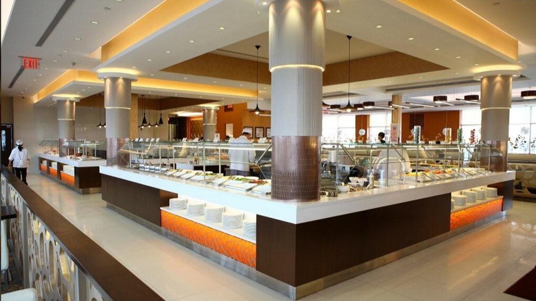 Interior of The Buffet in New York