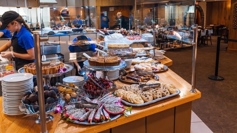 Dessert bar at The Nordic's buffet in Charlestown, Rhode Island