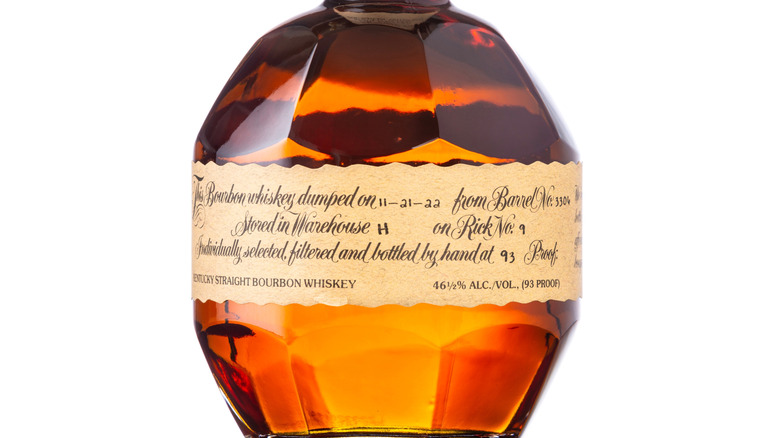 Top of Blanton's Bourbon bottle with jockey on horse