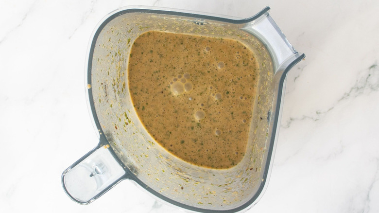Mojo chicken marinade in blender