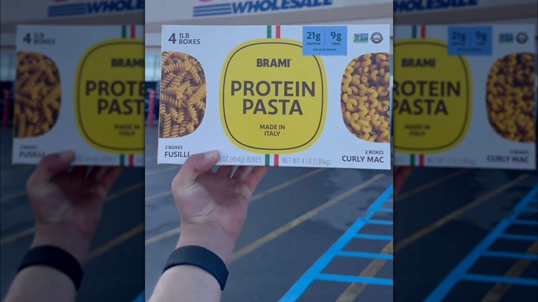 Box of Brami Protein Pasta