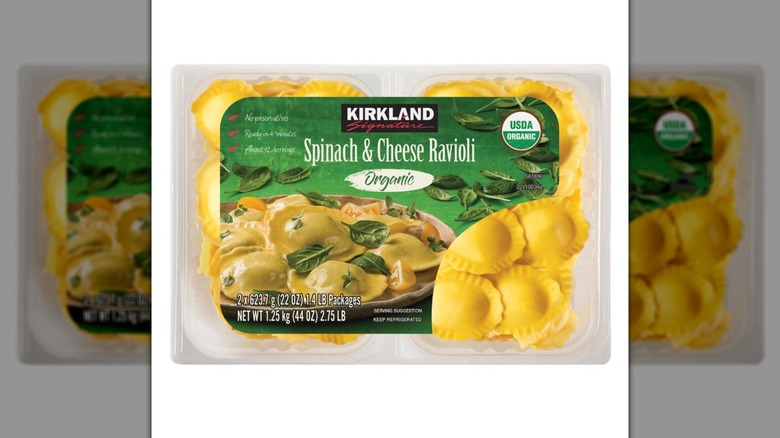 Pack of Kirkland Signature Organic Spinach & Cheese Ravioli