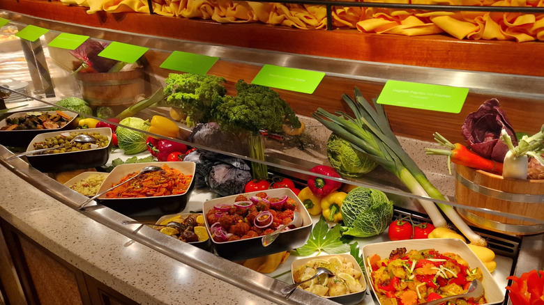 buffet table