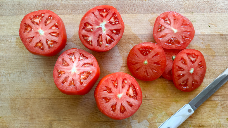 tomatoes with tops cut off