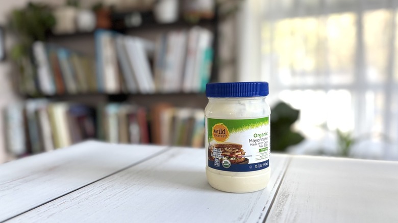 Wild Harvest mayonnaise on table