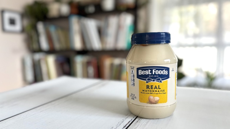 Best Foods mayonnaise on table