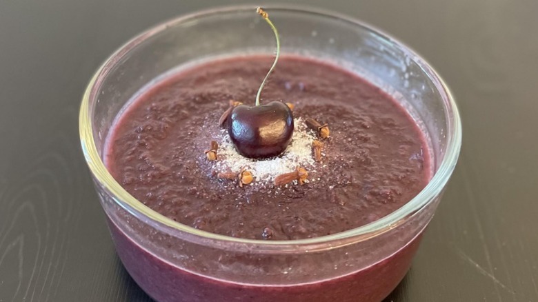 A bowl of Cherry Pottage