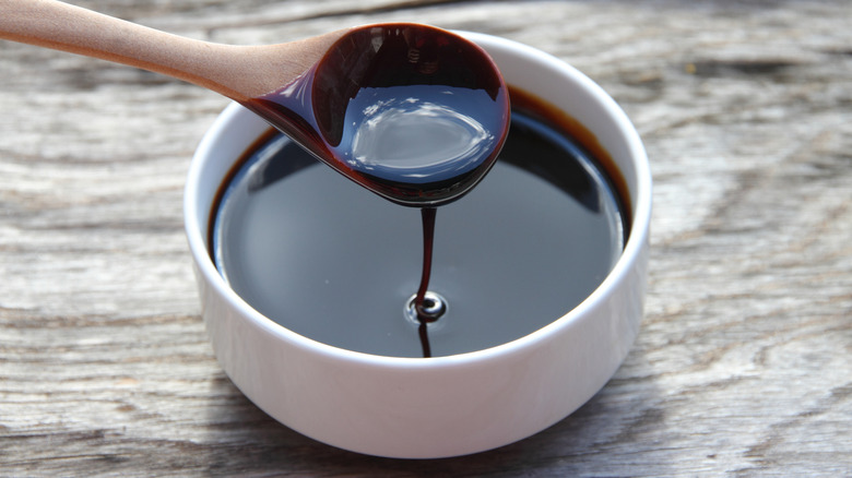 Bowl of molasses