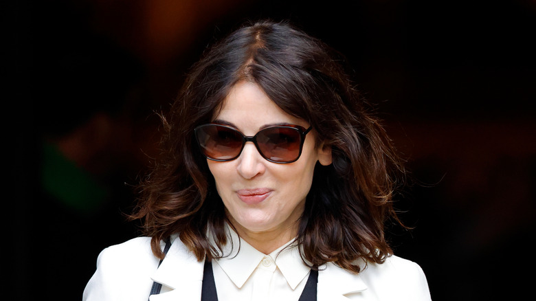 Close up of Nigella Lawson