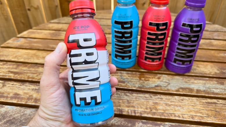 Prime Hydration bottles