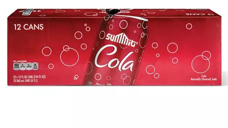 A 12 pack of Summit Cola from Aldi