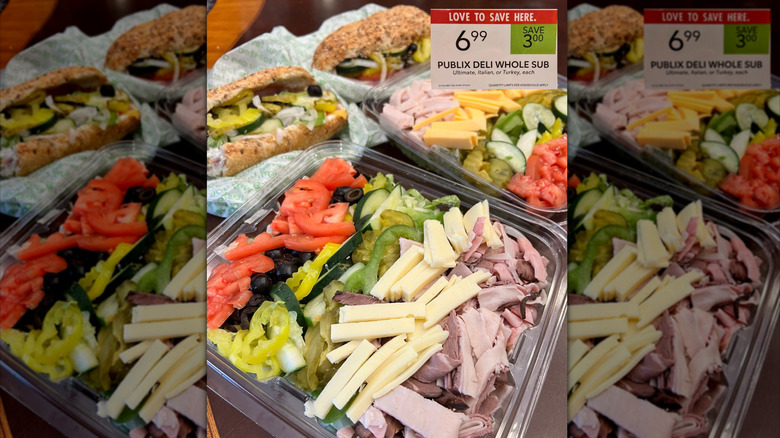 Publix deli salad and sub