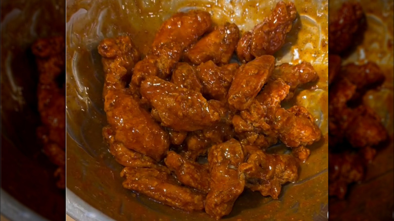 Publix hot honey chicken wings.