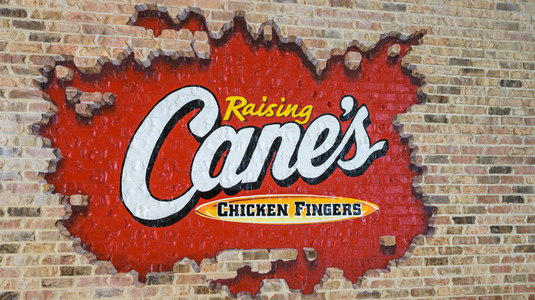 Raising Cane's sign