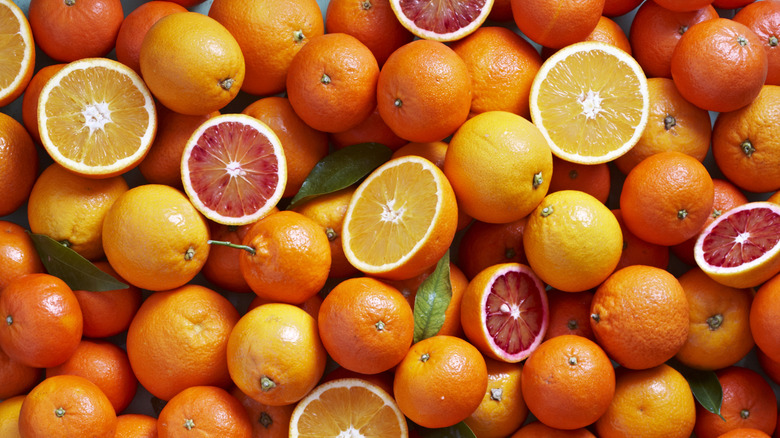multiple types of oranges