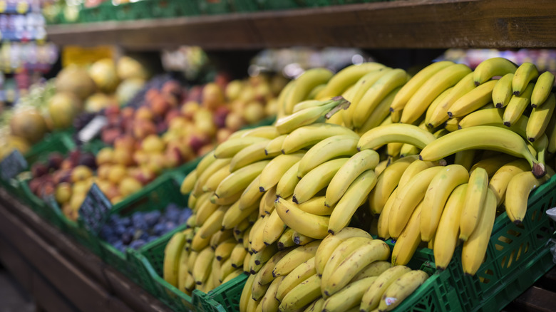Bananas at a market