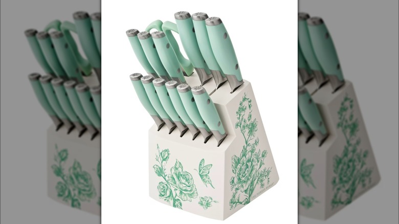 Decal knife set and block